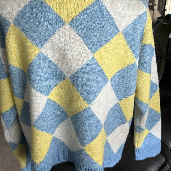 Mango Rhombus Cardigan with Strass Detailing Size Medium - Picture 3 of 5